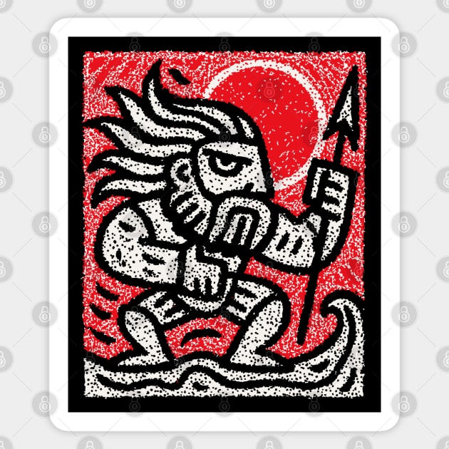 Zeus Sticker by TuncGK